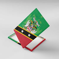 Personalized Saint Kitts And Nevis Canvas Wall Art Country Above Self - Wonder Print Shop