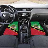 Personalized Saint Kitts And Nevis Car Mats Country Above Self - Wonder Print Shop