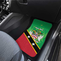 Personalized Saint Kitts And Nevis Car Mats Country Above Self - Wonder Print Shop