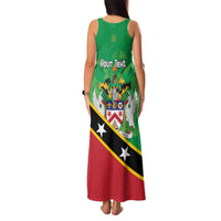 Personalized Saint Kitts And Nevis Family Matching Tank Maxi Dress and Hawaiian Shirt Country Above Self - Wonder Print Shop