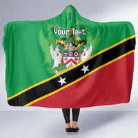 Personalized Saint Kitts And Nevis Hooded Blanket Country Above Self - Wonder Print Shop
