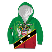 Personalized Saint Kitts And Nevis Kid Hoodie Country Above Self - Wonder Print Shop