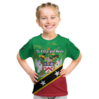 Personalized Saint Kitts And Nevis Kid T Shirt Country Above Self - Wonder Print Shop