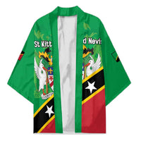 Personalized Saint Kitts And Nevis Kimono Country Above Self - Wonder Print Shop