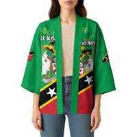 Personalized Saint Kitts And Nevis Kimono Country Above Self - Wonder Print Shop