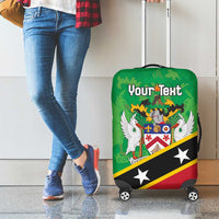 Personalized Saint Kitts And Nevis Luggage Cover Country Above Self - Wonder Print Shop