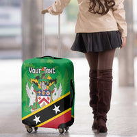 Personalized Saint Kitts And Nevis Luggage Cover Country Above Self - Wonder Print Shop