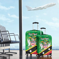 Personalized Saint Kitts And Nevis Luggage Cover Country Above Self - Wonder Print Shop