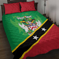Personalized Saint Kitts And Nevis Quilt Bed Set Country Above Self - Wonder Print Shop