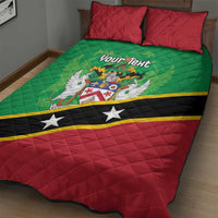 Personalized Saint Kitts And Nevis Quilt Bed Set Country Above Self - Wonder Print Shop