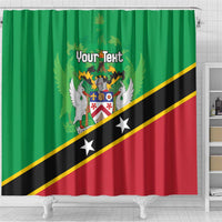 Personalized Saint Kitts And Nevis Shower Curtain Country Above Self - Wonder Print Shop