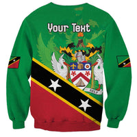 Personalized Saint Kitts And Nevis Sweatshirt Country Above Self - Wonder Print Shop