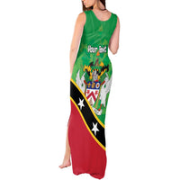 Personalized Saint Kitts And Nevis Tank Maxi Dress Country Above Self - Wonder Print Shop