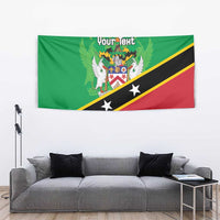 Personalized Saint Kitts And Nevis Tapestry Country Above Self - Wonder Print Shop