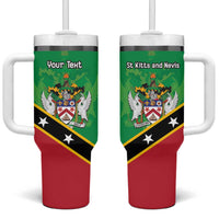 Personalized Saint Kitts And Nevis Tumbler With Handle Country Above Self - Wonder Print Shop