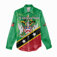 Personalized Saint Kitts And Nevis Women Casual Shirt Country Above Self - Wonder Print Shop