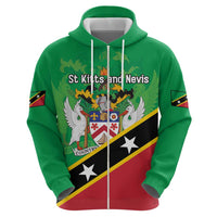 Personalized Saint Kitts And Nevis Zip Hoodie Country Above Self - Wonder Print Shop