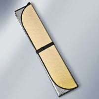 Personalized Saint Kitts And Nevis Auto Sun Shade Brown Pelican Beach Vibe - Wonder Print Shop