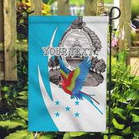 Personalized Honduras Independence Day Garden Flag Scarlet Macaw With Coat Of Arms LT18