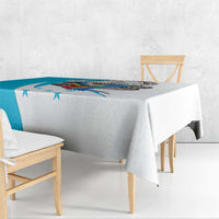 Personalized Honduras Independence Day Tablecloth Scarlet Macaw With Coat Of Arms LT18