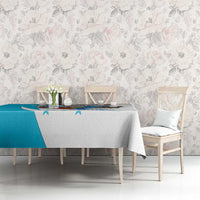 Personalized Honduras Independence Day Tablecloth Scarlet Macaw With Coat Of Arms LT18