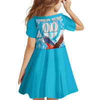 Custom Honduras Independence Day Family Matching Summer Maxi Dress and Hawaiian Shirt Scarlet Macaw With Orchid Flower - Wonder Print Shop