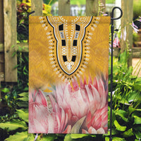 Africa Dashiki Garden Flag King Protea Floral Motif Patterns - Wonder Print Shop
