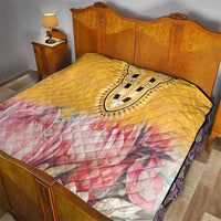 Africa Dashiki Quilt King Protea Floral Motif Patterns - Wonder Print Shop