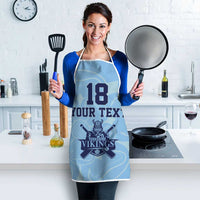 Custom Yorkshire Viking Spirit Apron White Rose of York Blue Version - Wonder Print Shop