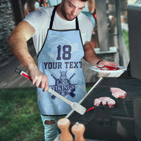 Custom Yorkshire Viking Spirit Apron White Rose of York Blue Version - Wonder Print Shop