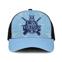 Yorkshire Vikings Cricket Baseball Net Cap White Rose of York Blue Version - Wonder Print Shop