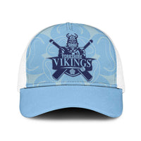 Yorkshire Vikings Cricket Baseball Net Cap White Rose of York Blue Version - Wonder Print Shop