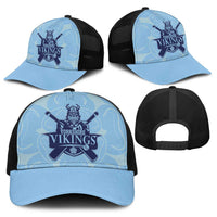 Yorkshire Vikings Cricket Baseball Net Cap White Rose of York Blue Version - Wonder Print Shop