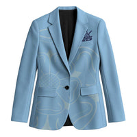 Custom Yorkshire Viking Spirit Blazer White Rose of York Blue Version - Wonder Print Shop