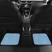 Custom Yorkshire Viking Spirit Car Mats White Rose of York Blue Version - Wonder Print Shop