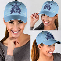 Yorkshire Vikings Cricket Classic Cap White Rose of York Blue Version - Wonder Print Shop