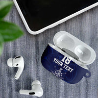 Custom Yorkshire Viking Spirit AirPods Case White Rose of York Navy Version - Wonder Print Shop