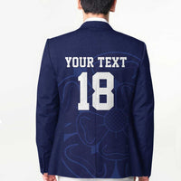 Custom Yorkshire Viking Spirit Blazer White Rose of York Navy Version - Wonder Print Shop