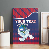 Personalized Liberia White Dove With A Scroll Canvas Wall Art Coat Of Arms - Wonder Print Shop