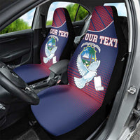 Personalized Liberia White Dove With A Scroll Car Seat Cover Coat Of Arms - Wonder Print Shop