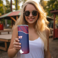 Personalized Liberia White Dove With A Scroll Skinny Tumbler Coat Of Arms - Wonder Print Shop