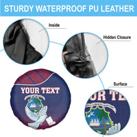 Personalized Liberia White Dove With A Scroll Spare Tire Cover Coat Of Arms - Wonder Print Shop