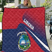 Liberia Coat Of Arms Quilt Red Version - Wonder Print Shop