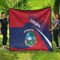 Liberia Coat Of Arms Quilt Red Version - Wonder Print Shop