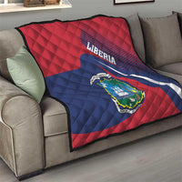 Liberia Coat Of Arms Quilt Red Version - Wonder Print Shop