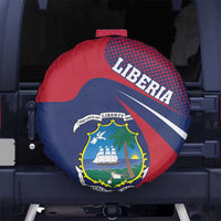 Liberia Coat Of Arms Spare Tire Cover Red Version - Wonder Print Shop
