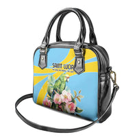 Saint Lucia Rosa Rubiginosa Shoulder Handbag With Sent Lisi Parrot