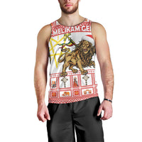 Personalized Ethiopia Christmas Men Tank Top Lion of Judah - Melikam Gena! - Wonder Print Shop