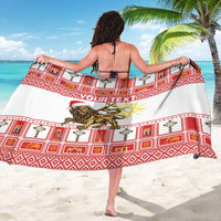 Personalized Ethiopia Christmas Sarong Lion of Judah - Melikam Gena! - Wonder Print Shop