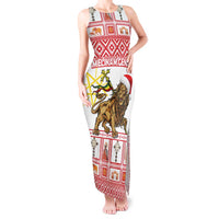 Personalized Ethiopia Christmas Tank Maxi Dress Lion of Judah - Melikam Gena! - Wonder Print Shop
